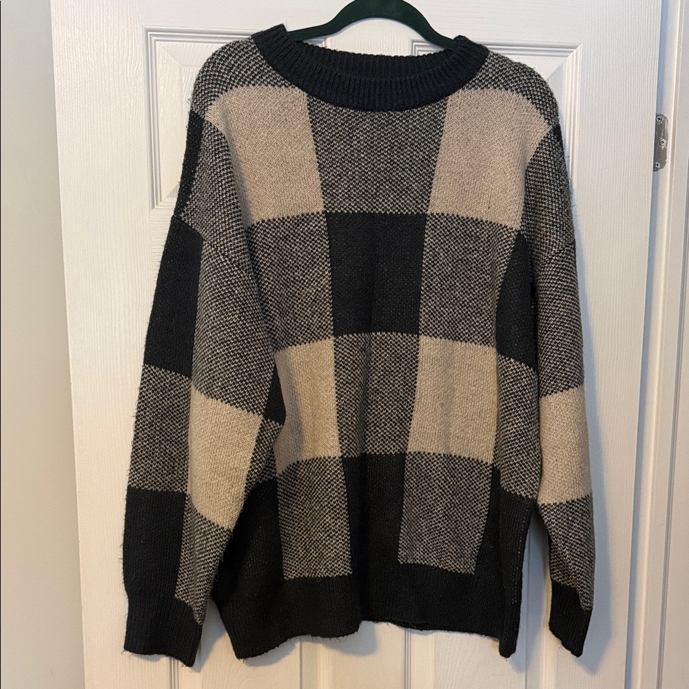 Oak and fort and Checkered Sweater